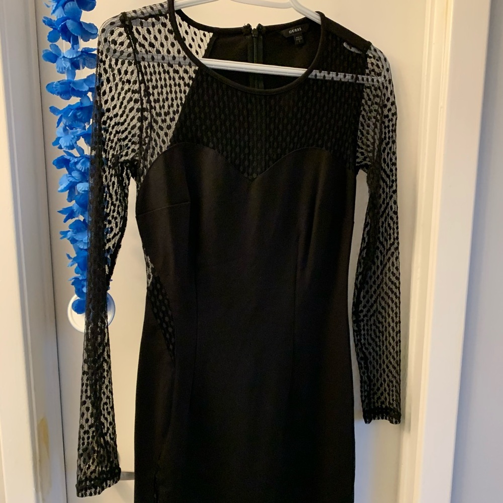 Guess little black dress size small